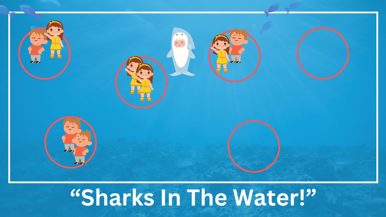 Sharks In The Water | Minor Game for all ages! | The Go 2 Teacher